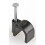 PRO POWER - Round Cable Clips, 9mm, Black, Pack of 100 1