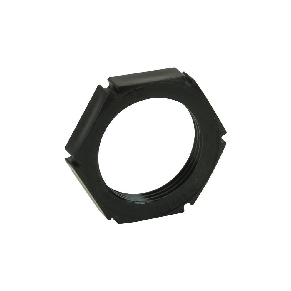 WISKA - EMUG 32 Locknuts, Polyamide M32 Black 10 Pack-image-OPC-PFCD9G7-NEW