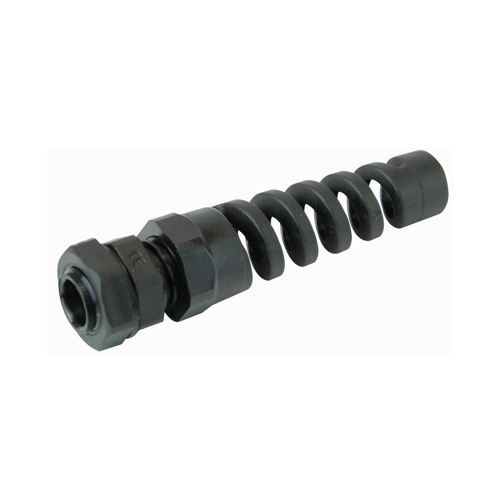 Pro Power - Nylon Cable Gland With Strain Relief, M12, Black, Ip68 5051259092105