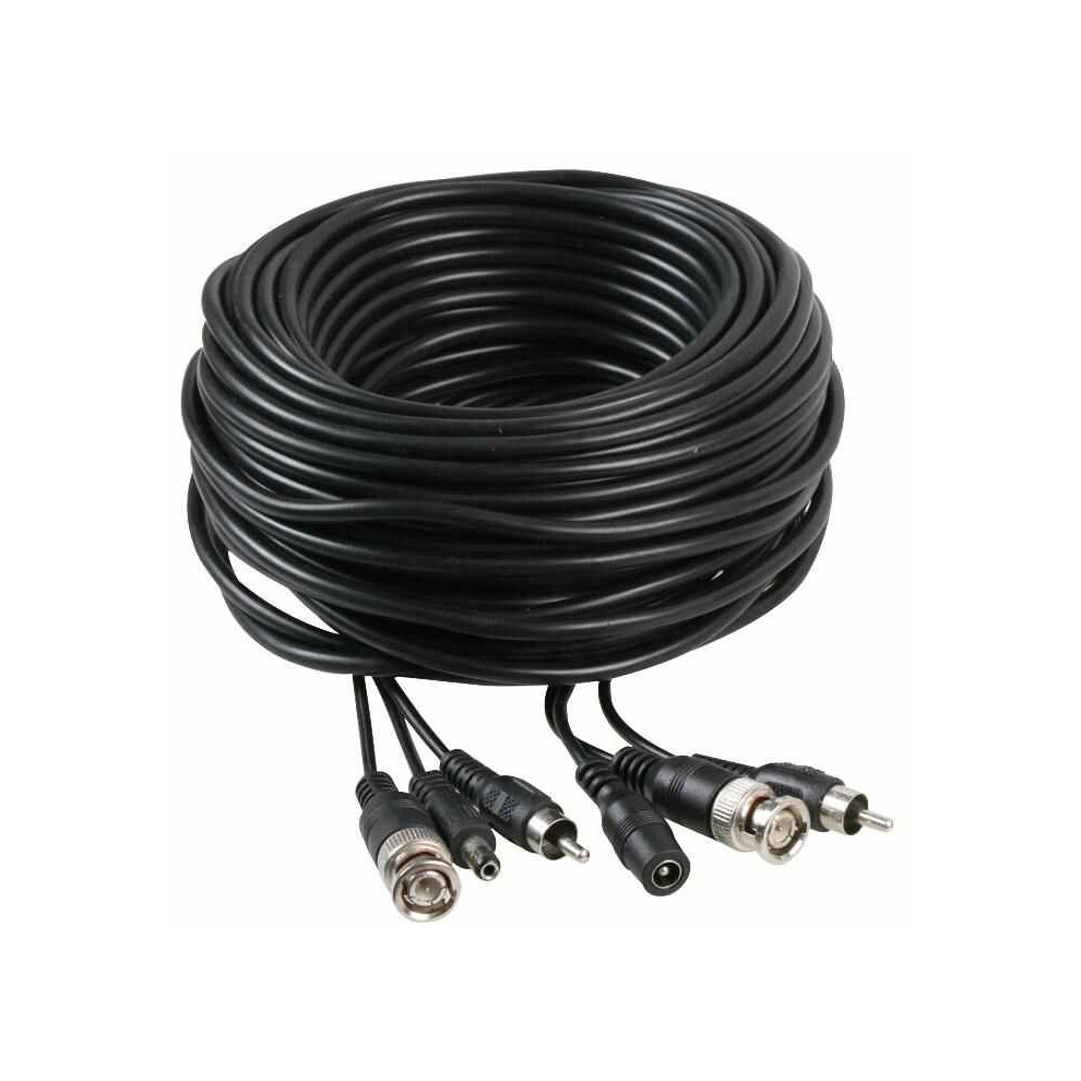 Defender Security - 30M Dc+Bnc+Rca Cctv Lead - Male To Male 5051259167315