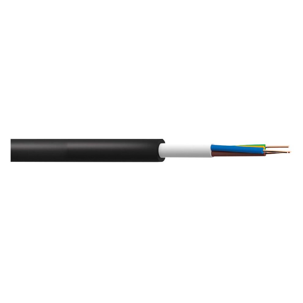 Pro Elec - 3-Core Nyy-J Power Cable, 1.50Mm, 50M Black 3561034102247