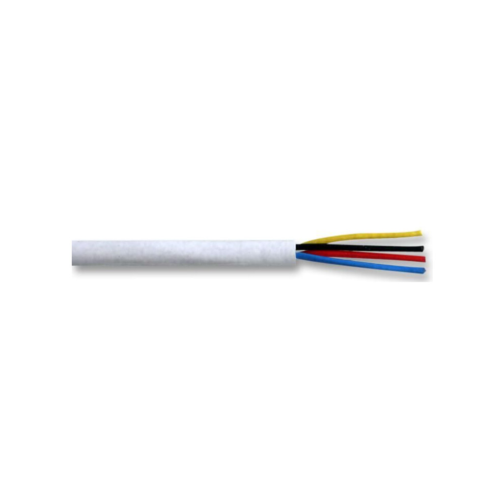 Pro Power - 4-Core Lsf Sheathed Security Alarm Cable White100m Reel 3561034172547