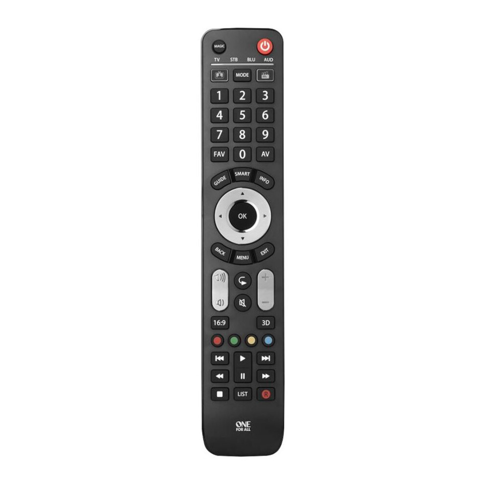 One For All - Evolve 4-In-1 Universal Tv Remote Control 3561164172370