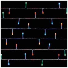 Premier - 200 LED Multi-Coloured Multi-Action Fairy Lights with Timer