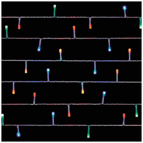 Premier Premier - 200 LED Multi-Coloured Multi-Action Fairy Lights with Timer