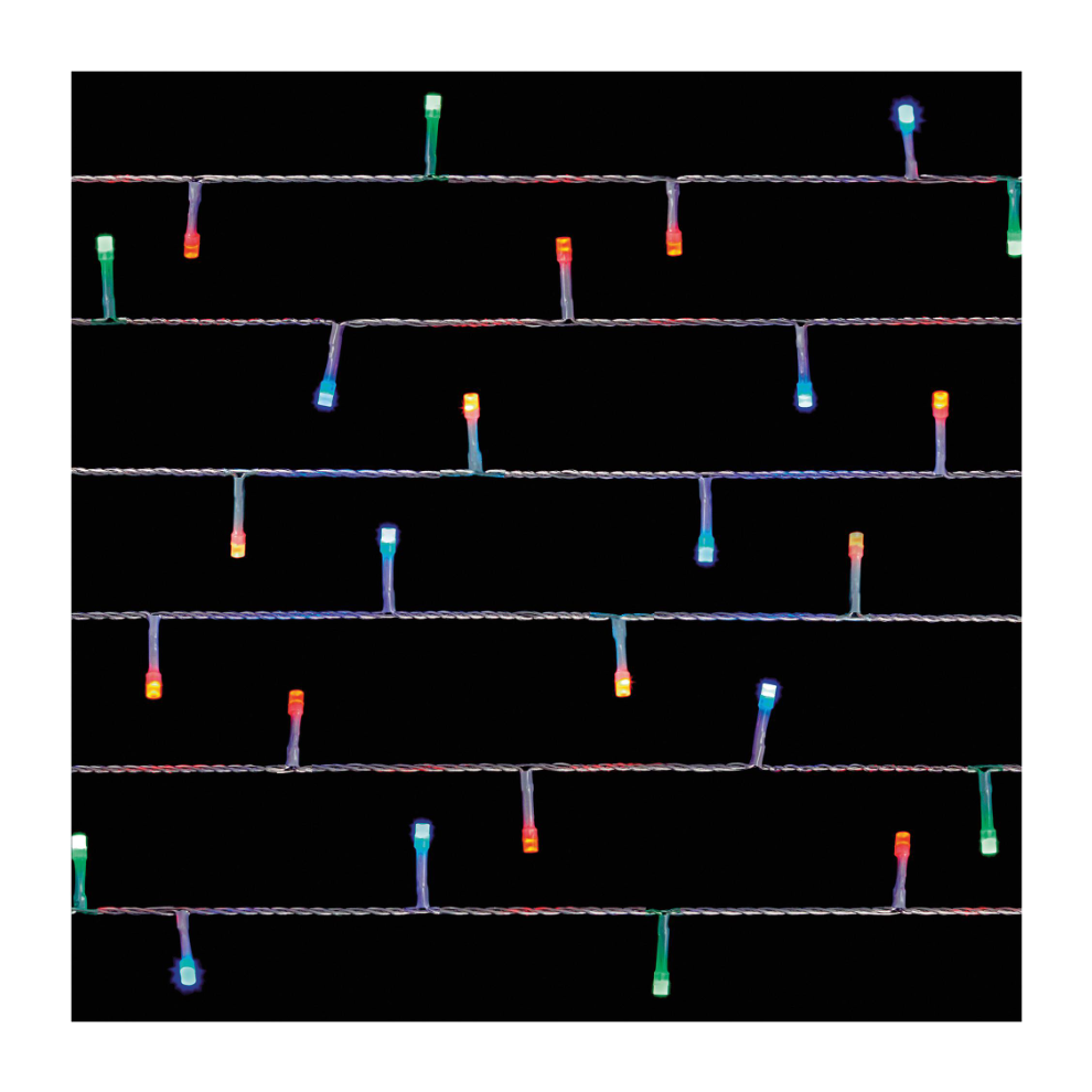 Premier - 200 Led Multi-Coloured Multi-Action Fairy Lights With Timer