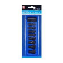 Blue Spot Tools - 9 PCE 1/2" Impact Spline Bits (M6-M18)