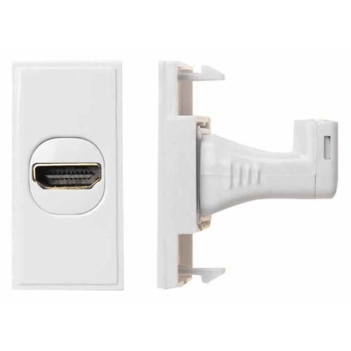 ANTIFERENCE - HDMI to HDMI Right-Angled Module White