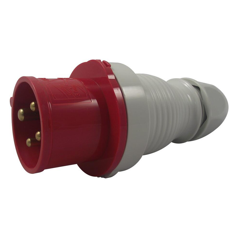 Walther - 16A, 415V, Cable Mount Cee Plug, 3P+E, Red, Ip44 3341824102691
