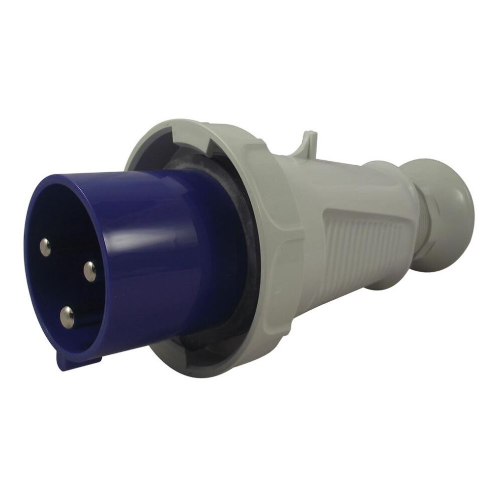 Walther - 63A, 230V, Cable Mount Cee Plug, 2P+E, Blue, Ip67 3561044102633