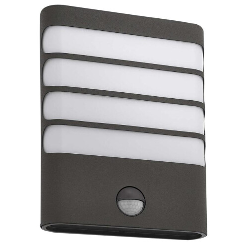 Philips PHILIPS LIGHTING - 3W Outdoor LED Wall Light with PIR, Black
