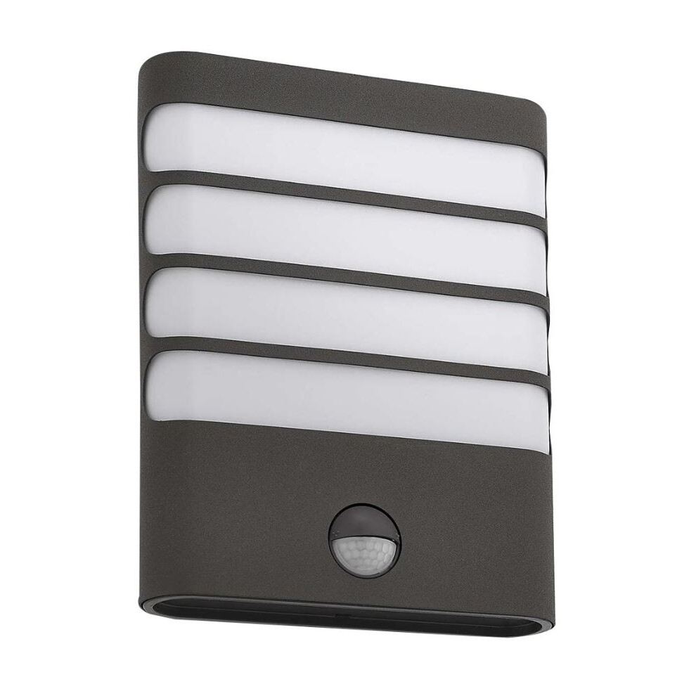 PHILIPS LIGHTING - 3W Outdoor LED Wall Light with PIR, Black