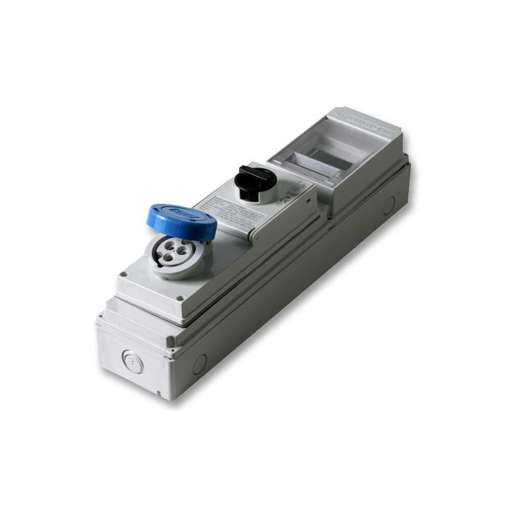 Pro Power 16A 415V Switched Interlocked Cee Socket With Rcd Compartment 3P+N+E 3341844132906