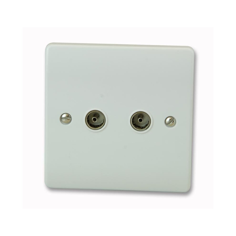 Click - Double Tv Aerial Socket 8800202361747