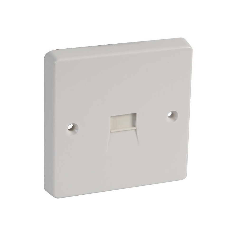Crabtree - 1 Gang Secondary Telephone Socket Outlet, 86X86mnm (Wxh) 5017399037406