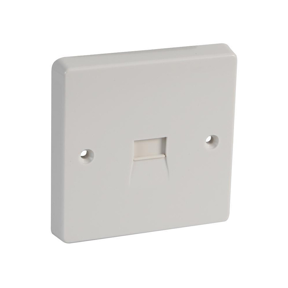 Crabtree - 1 Gang Master Telephone Socket Outlet, 86X86mnm (Wxh) 5017399043193