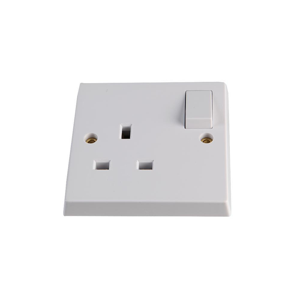 Volex Accessories - 13A 1 Gang Dp Switched Socket, White 5010620529329