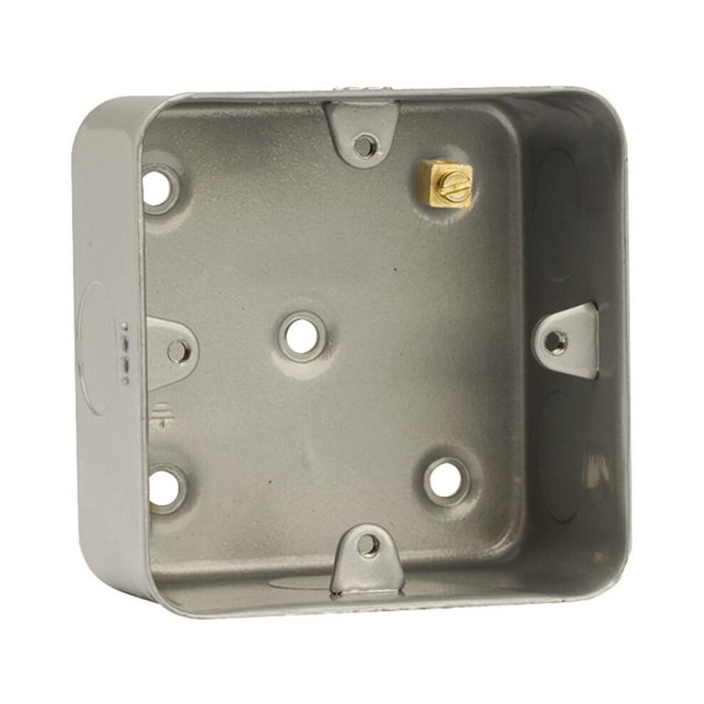 Click - 40Mm 1 Gang Metalclad Back Box 5060021991393