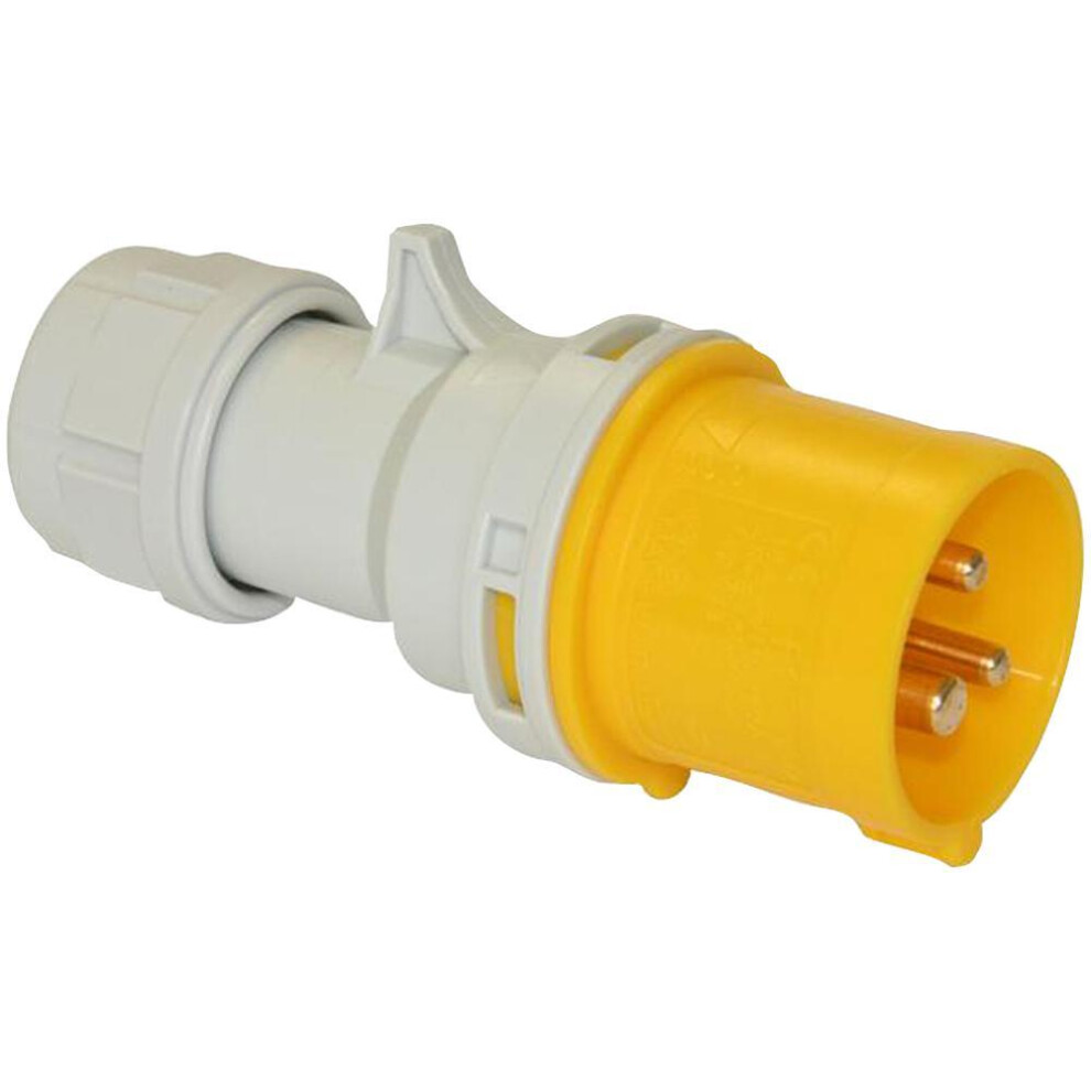 Pce - 32A, 110V, Cable Mount Cee Plug, 2P+E, Yellow, Ip44 3341844152676