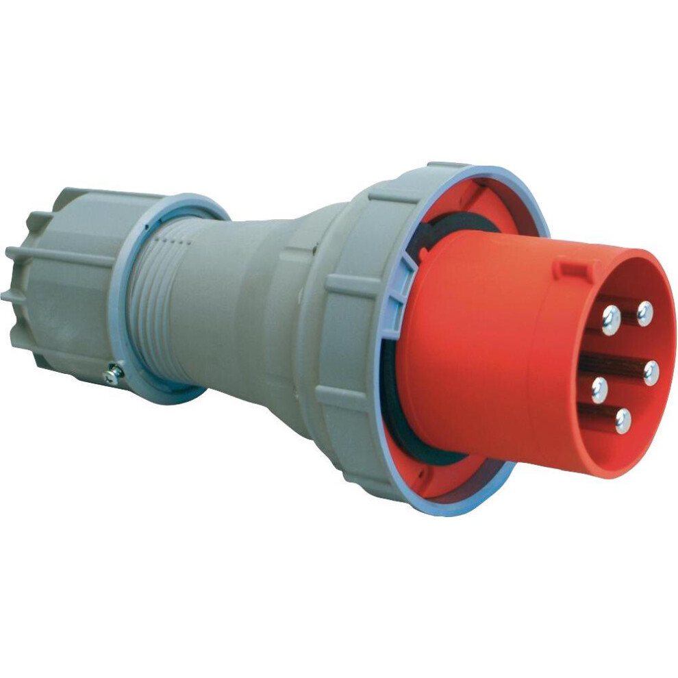 Pce - 63A, 400V, Cable Mount Cee Plug, 3P+N+E, Red, Ip67 3341844152683