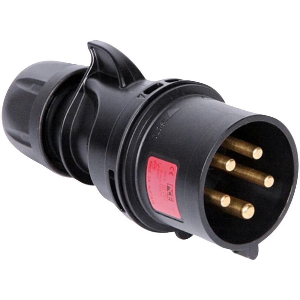 Pce - 32A, 415V, Cable Mount Cee Plug, 3P+N+E, Black, Ip44 3341844152829
