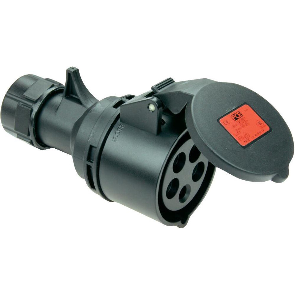 Pce - 32A, 415V, Cable Mount Cee Socket, 3P+N+E, Black, Ip44 3341844152836