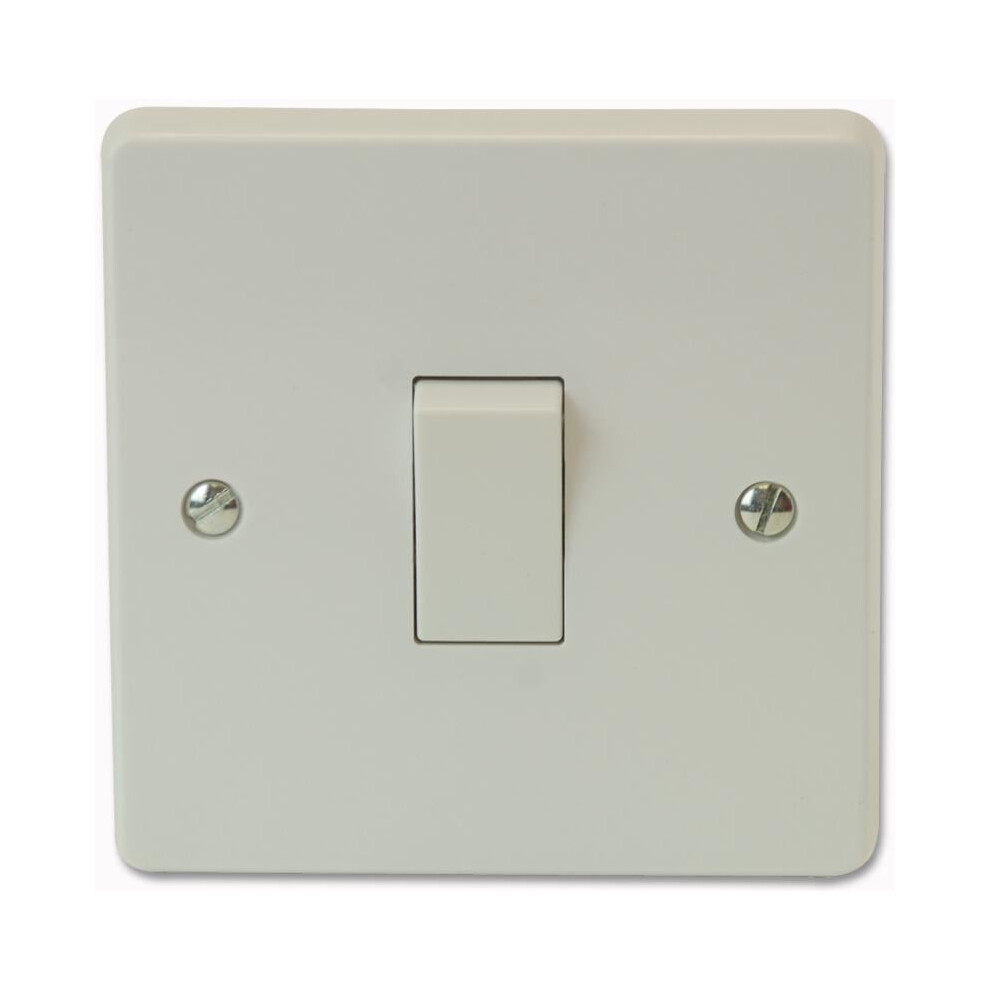 Crabtree - 10Ax 1 Gang Intermediate Light Switch, White 5017399029791