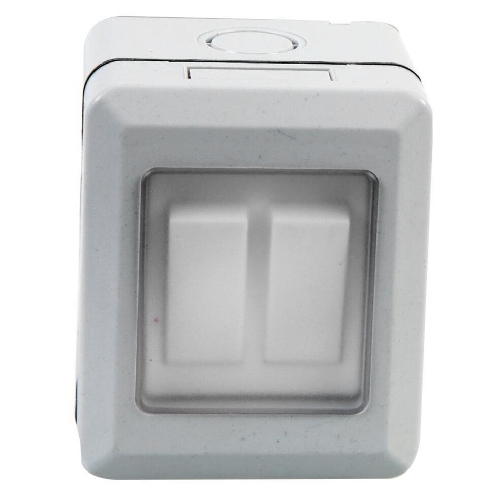 Pro Elec - 2-Gang 2-Way Weatherproof Switch, Ip55 3341844162422