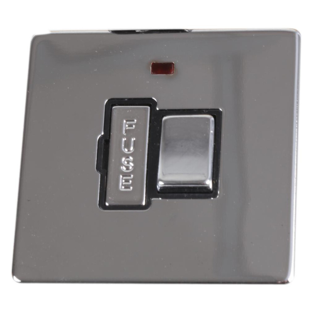 Pro Elec - Screwless Switch With Neon, 1 Gang, 20A, Polished Chrome 3341844192061