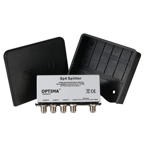 VISION - 4-Way Terrestrial Signal Splitter 85-862MHz SP4