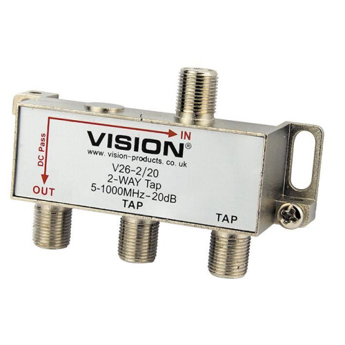 VISION - 2-Way 20dB MATV Tap V26-2/20