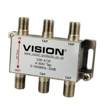 VISION - V26-4/30 4-Way Tap, 30dB