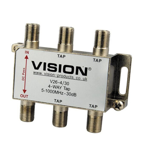 VISION - V26-4/30 4-Way Tap, 30dB