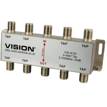 VISION - V26-8/30 8-Way Tap, 30dB