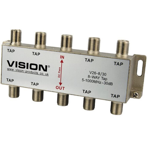 VISION - V26-8/30 8-Way Tap, 30dB