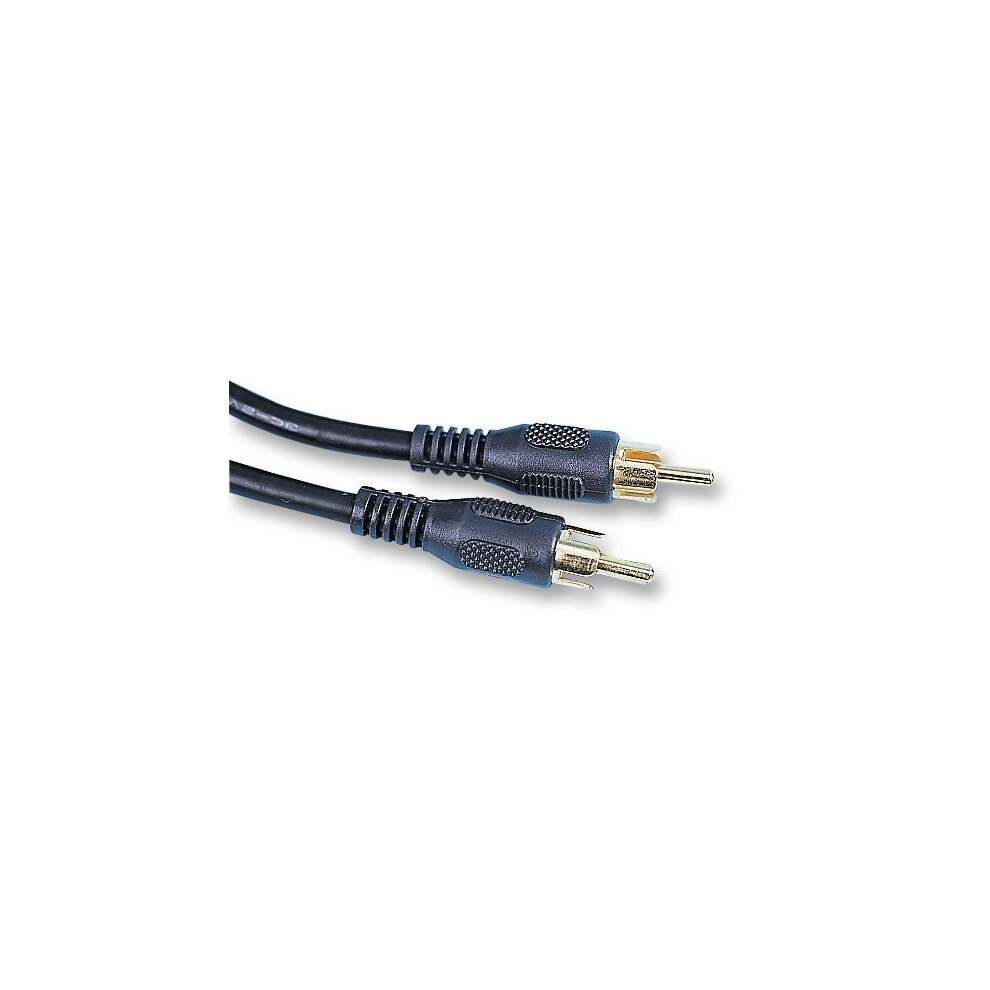 Pro Signal - Phono (Rca) Male To Male Lead With Rg59 Cable, 1M Black 3341794192937