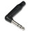 AMPHENOL - 6.35mm Jack Plug, 3 Pole, 90 Degree, Black 1