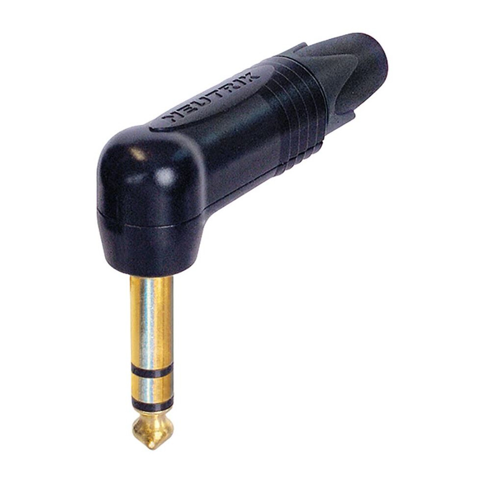 Neutrik - 6.35Mm Jack Plug, Stereo, 90 Degree, Black 3551984152300