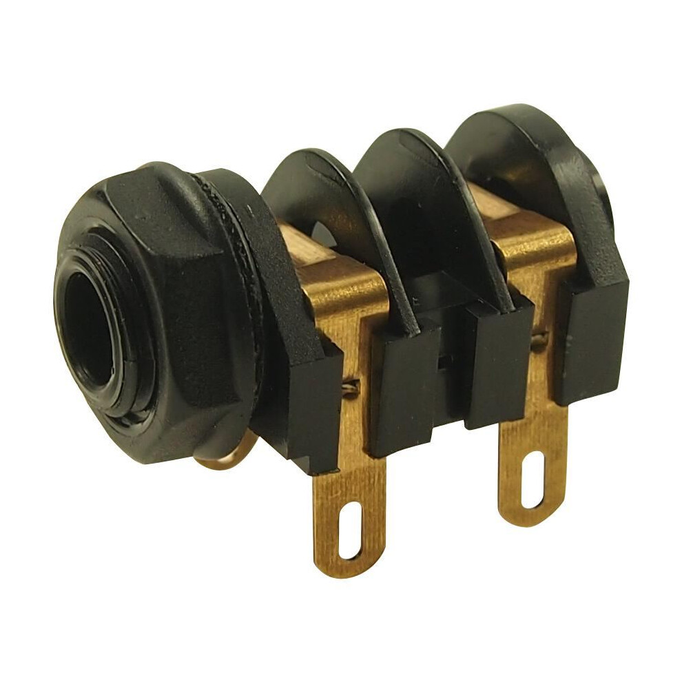 Cliff Electronic Components - 6.35Mm Panel Mount Mono Jack Socket 3551994112066