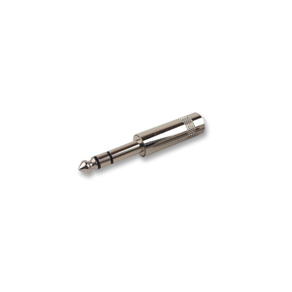 Rean - 6.35Mm (1/4") Stereo, 3-Pole Jack Plug 3561084112746