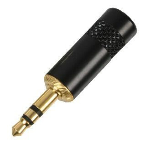 Stereostecker 3,5 mm männlich Schwarz