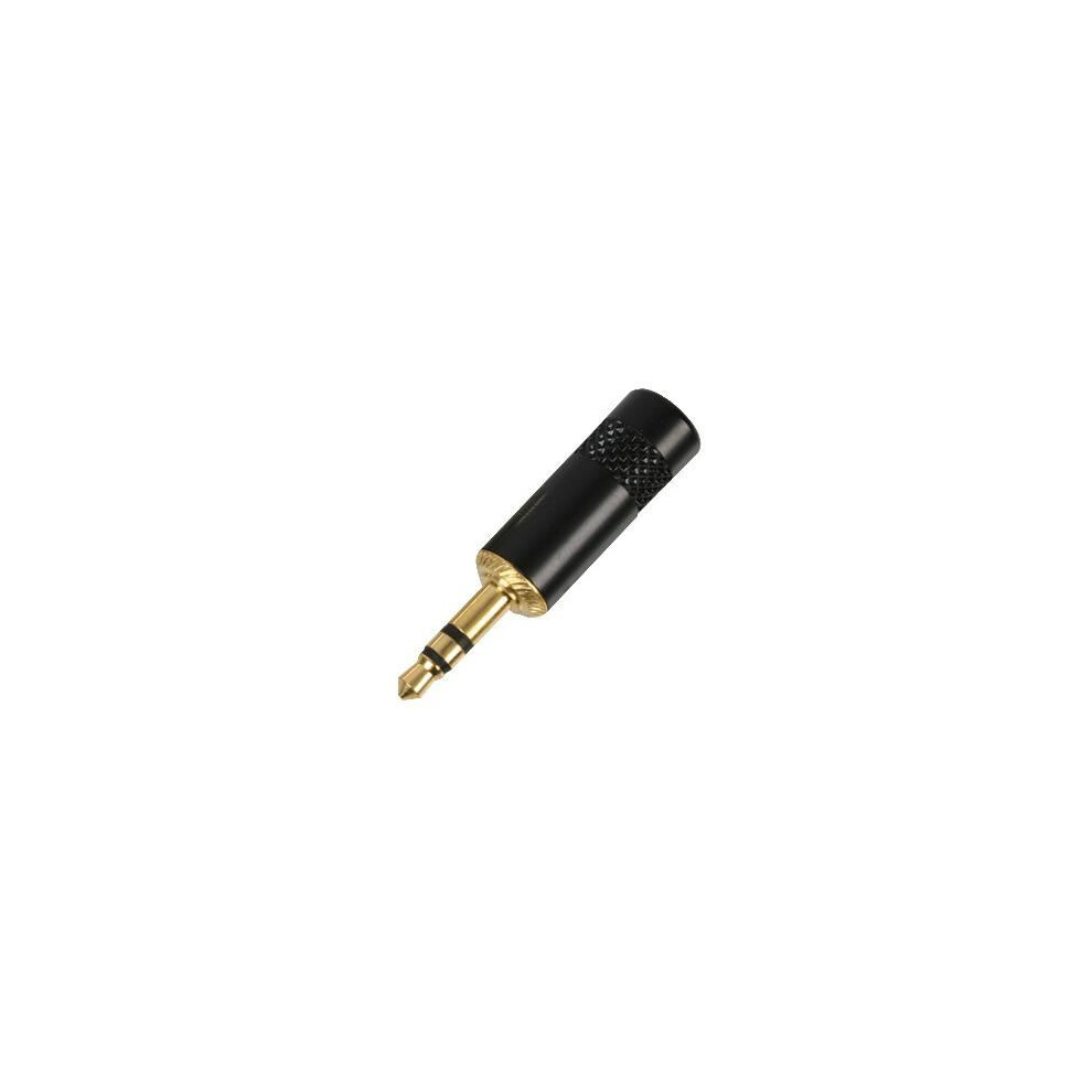 Rean - 3-Pole, 3.5Mm Metal Jack Plug With Crimp Strain Relief 7613187010255