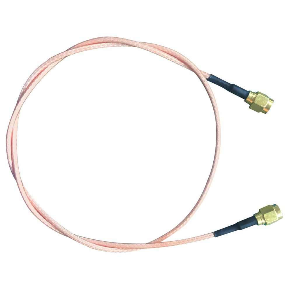 Multicomp Pro Rf Cable Assembly Sma To Sma Plug Rg316 50Ohm 610Mm Transparent 3341824162657