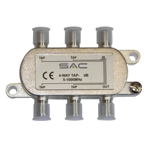 SAC - 4-Way Tap 20dB Class A Shielded