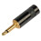REAN - 2-Pole, 3.5mm Metal Jack Plug with Crimp Strain Relief 1