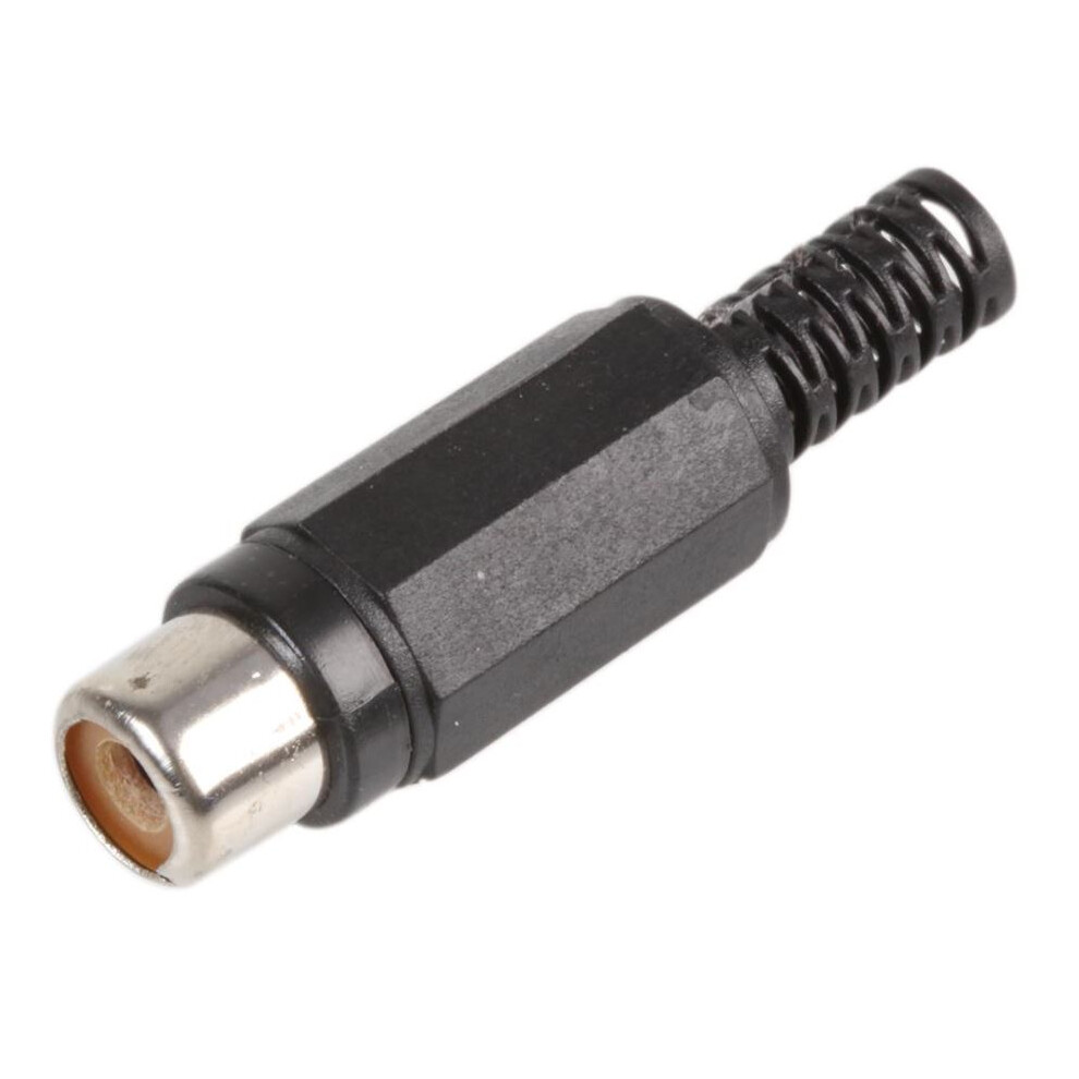 Pro Signal - Inline Phono Sockets, Pack Of 10 Black 3561094182982