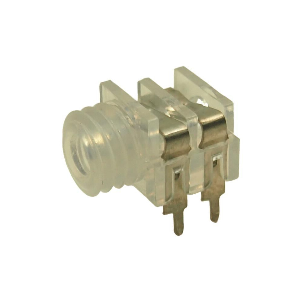 Cliff Electronic Components - 3.5Mm Mono Jack Socket, Panel Mount, Pcb, Transparent 3561104132105