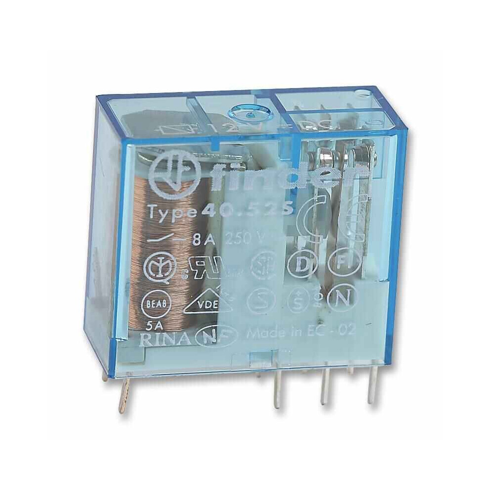 Finder - Relay, Pcb 5A Dpco 12V Dc 5025110869441