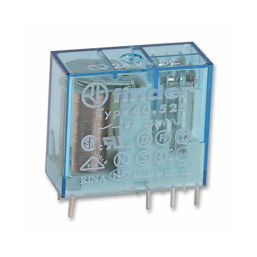 Finder - Relay, Pcb 5A Dpco 24V Dc 3341864102606