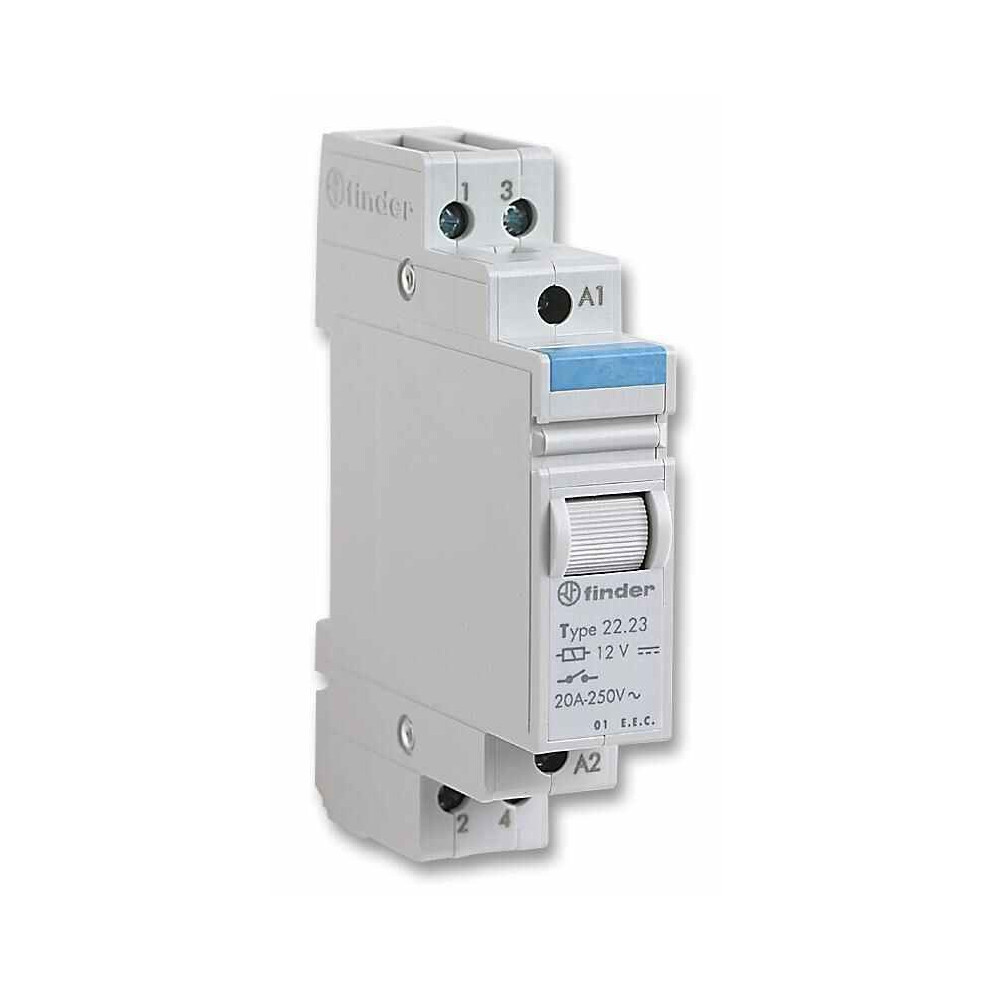 Finder - Relay, Modular, 1No + 1Nc, 12V Dc 8012823268132